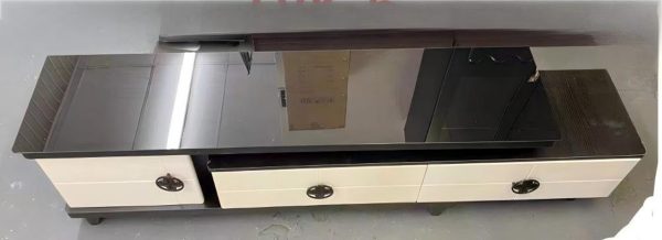 TV Stand - Marble Black