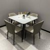 Four-Seater Marble Top Dining Table Set