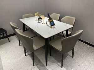 WhatsApp Image 2025-12-08 at 3.05.01 PM Six-Seater Marble Top Dining Table Set