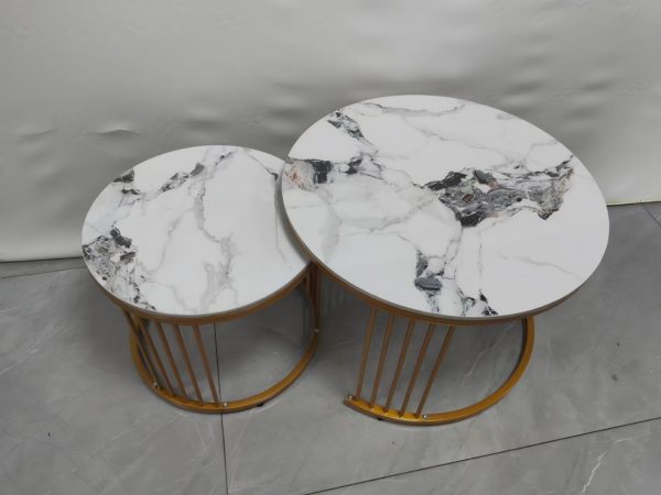 Marble Top Nesting Coffee Table