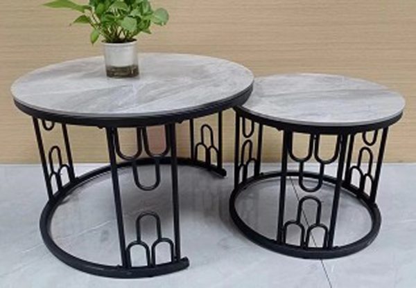 Marble Top Nesting Coffee Table