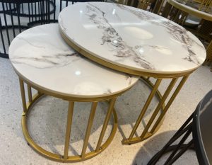 WhatsApp Image 2025-12-08 at 3.26.48 PM (1) Marble Top Nesting Coffee Table Set