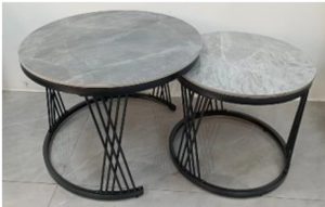 WhatsApp Image 2025-12-08 at 3.26.49 PM (1) Marble Top Nesting Coffee Table Set -Grey