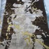 Milano 3D carpet - Brown with Gold finish (5*8)