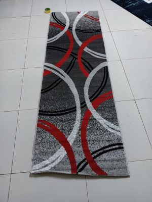 WhatsApp Image 2025-12-123 at 11.23.12 AM Modern Super Metro Carpet Runner – Grey / Red / Black