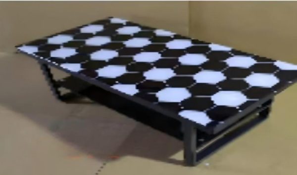 WhatsApp Image 2025-12-20 at 10.57.59 AM (1) Purple Marble Top Rectangular Coffee Table Dotted White
