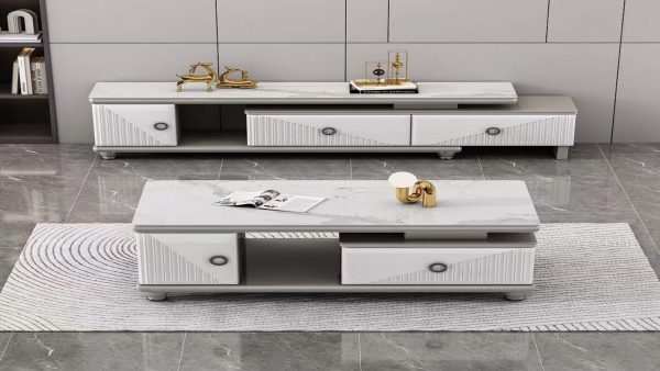 TV Stand/ Coffe Table -White