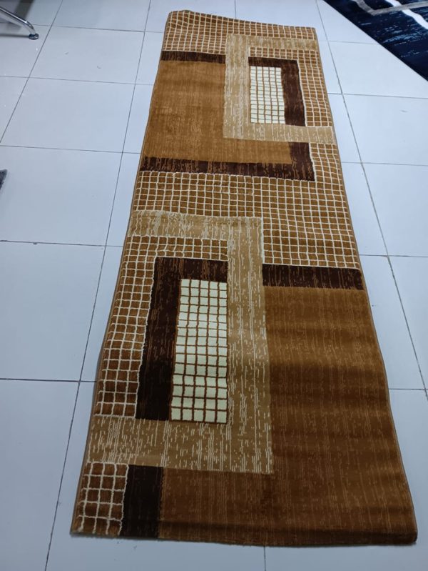 Modern Super Metro Carpet Runner – Minimal Flow Grey
